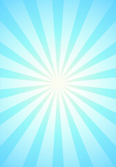 Blue And Sky Blue Gradient Fusion White Rays Background, Radiant Sunburst Effect, Radial Circle Rays, Sunburst White Rays