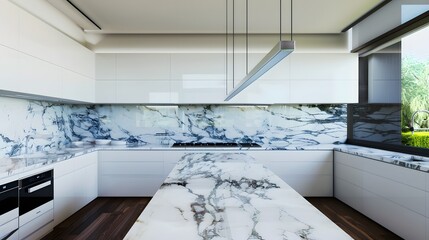 Bright and airy kitchen with natural wood accents and stainless steel appliances