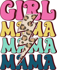 Half leopard cheetah Sublimation png Colorful Girl Mama Sublimation PNG - Leopard Print Lightning Bolt, Retro Girl Mama Design PNG - Multicolor and Leopard Lightning Bolt, Girl Mama PNG Sublimation - 