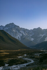 Maya Snow Mountain, Wuwei City, Gansu Province-blue sky against the backdrop of mountains and rivers