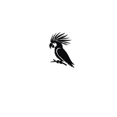 Fototapeta premium Tropical Beauty: Parrot Vector Illustration for Vibrant Designs and Exotic Art