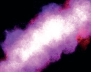 Abstract colorful powder explosion on black background. Color Powder splatted. Color smoky puffy clouds bright rainbow colors, vapor, splash vector. Dust explode Paint. Artistic watercolor background.