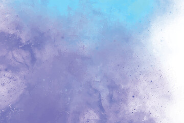 Fantastic editable soft purple, blue texture for card, flyer, banner, business presentation, book cover, advertisement. Abstract colorful watercolor backgrounds bright, glow empty space paint square
