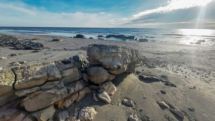 Fototapeta premium Europe, Romania, Suceava region, 2024 year - Sea, seashore 