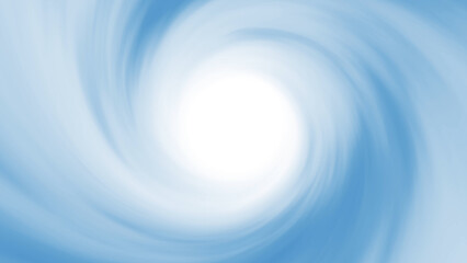 Magic blurred bright blue white spiral tunnel illustration background.	
