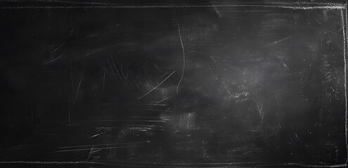 a empty blackboard at school