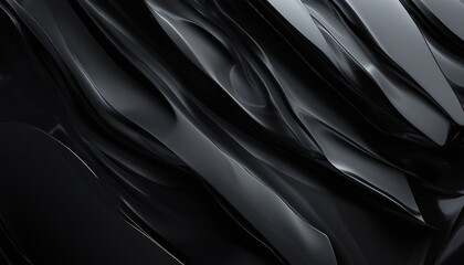 Fototapeta premium Black shale. Black slate texture. Stone background