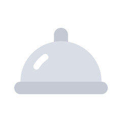 Food service vector design in modern style, cloche icon easy to use and download