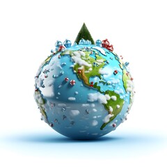 christmas tree with balls