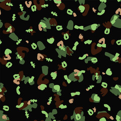 Vector Beige Texture. Digital Khaki Camouflage. Dirty Camo Print. Camo Brown Grunge. Military Tree Paint. Modern Seamless Camouflage. Woodland Vector Camoflage. Seamless Brush. Beige Hunter Pattern.