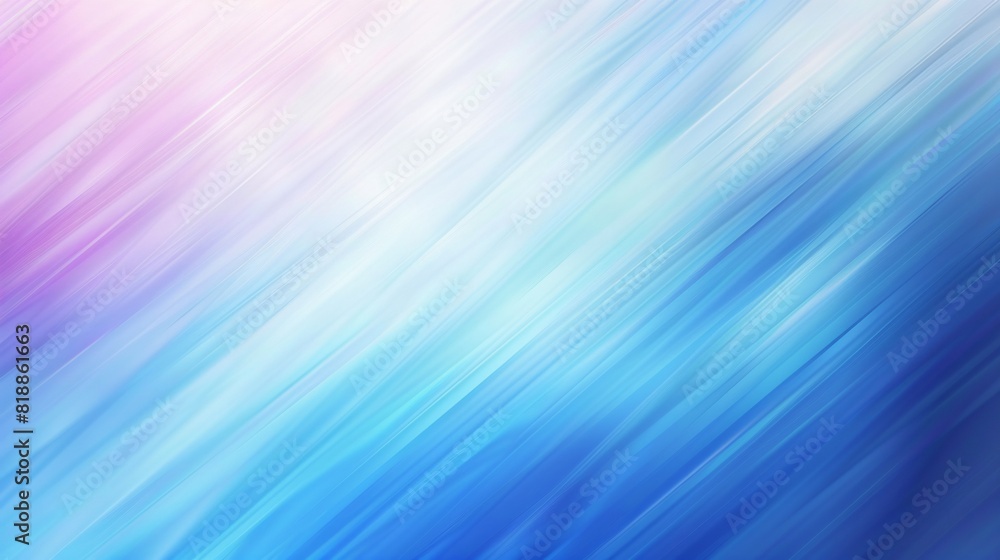 Poster abstract image of smooth blue gradient movement with a soft white gradient creating a sense of motio