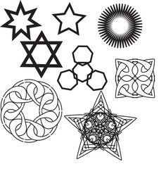 star of david vector