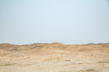 Jiuquan City, Gansu Province - Roads and power generation facilities in the Gobi Desert