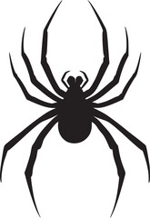 spider silhouette vector