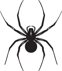 spider silhouette vector