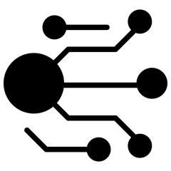 technology solid icon