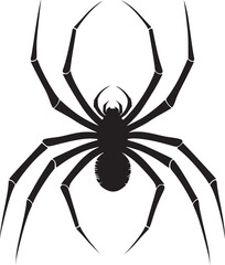spider silhouette vector