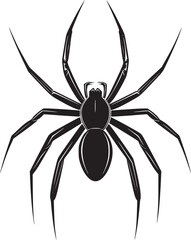 spider silhouette vector