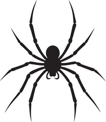 spider silhouette vector