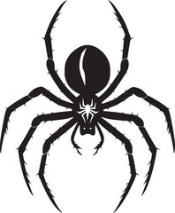 spider silhouette vector