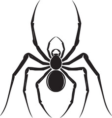 spider silhouette vector