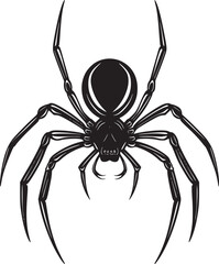 spider silhouette vector