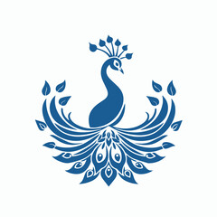 Obraz premium Peacock in cartoon, doodle style. Image for t-shirt, web, mobile apps and ui. Isolated 2d vector illustration in logo, icon, sketch style, Eps 10. AI Generative