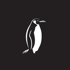 Obraz premium Penguin in cartoon, doodle style. Image for t-shirt, web, mobile apps and ui. Isolated 2d vector illustration in logo, icon, sketch style, Eps 10. AI Generative