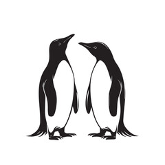 Fototapeta premium Penguin in cartoon, doodle style. Image for t-shirt, web, mobile apps and ui. Isolated 2d vector illustration in logo, icon, sketch style, Eps 10. AI Generative