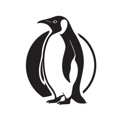 Obraz premium Penguin in cartoon, doodle style. Image for t-shirt, web, mobile apps and ui. Isolated 2d vector illustration in logo, icon, sketch style, Eps 10. AI Generative