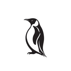 Obraz premium Penguin in cartoon, doodle style. Image for t-shirt, web, mobile apps and ui. Isolated 2d vector illustration in logo, icon, sketch style, Eps 10. AI Generative