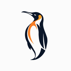 Obraz premium Penguin in cartoon, doodle style. Image for t-shirt, web, mobile apps and ui. Isolated 2d vector illustration in logo, icon, sketch style, Eps 10. AI Generative