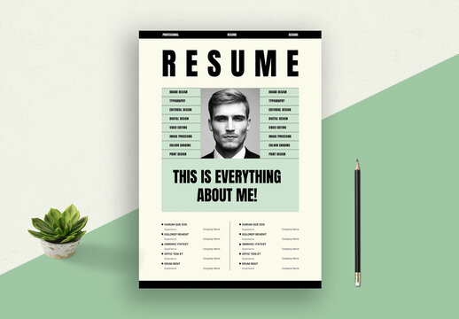 Resume CV Layout