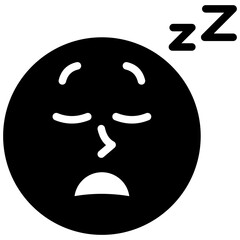 sleep solid icon