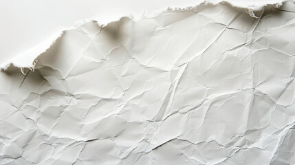 Blank sheets of paper on white background