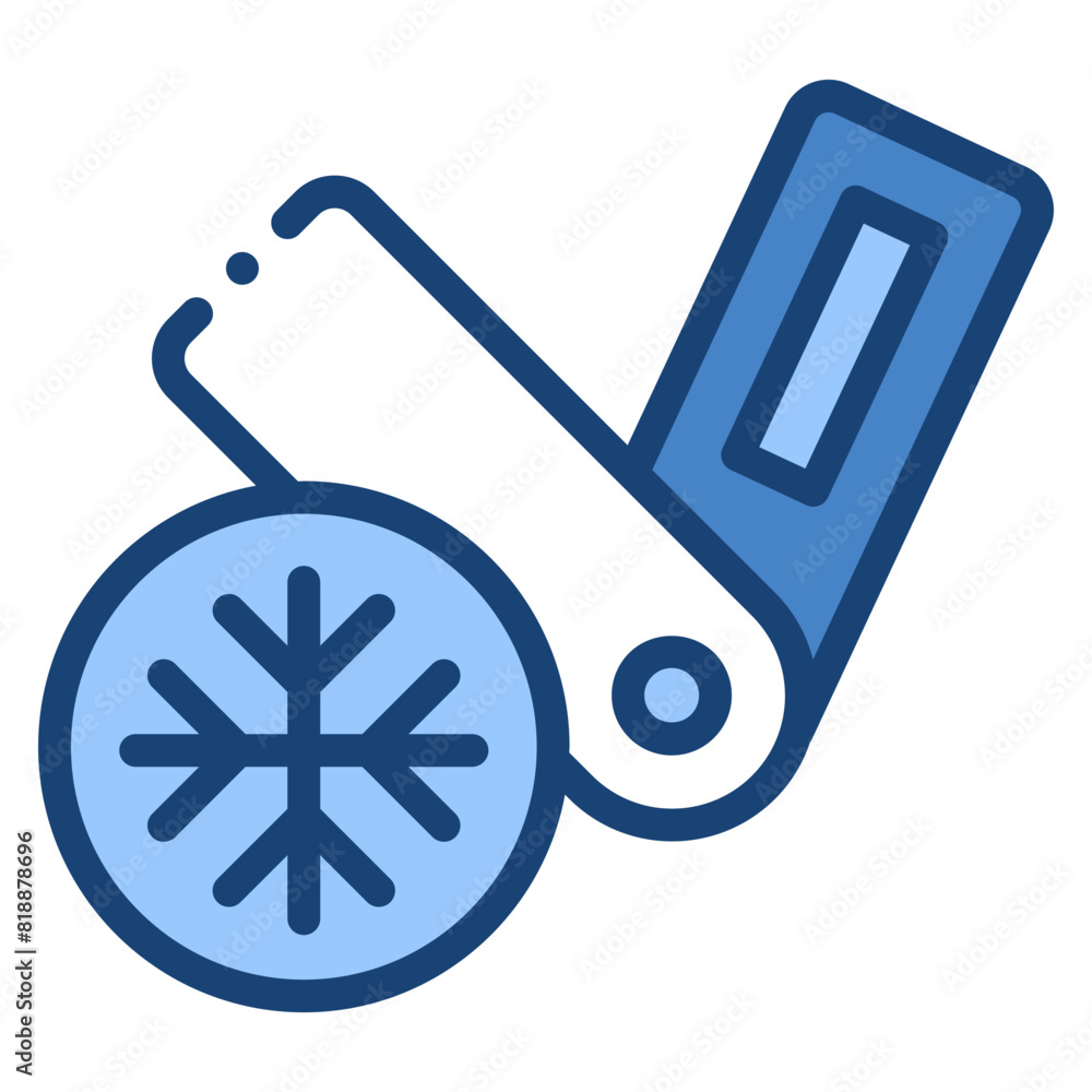 Poster cold wallet icon