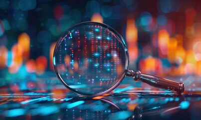 Business audit stock financial finance management on analysis data strategy with graph accounting marketing or report chart economy investment research profit