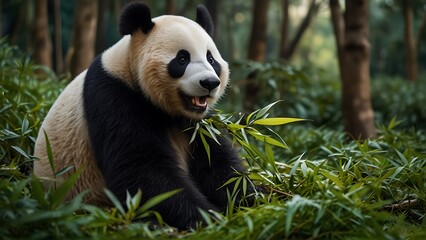 Fototapeta premium Giant panda