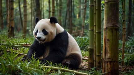 Fototapeta premium Giant panda