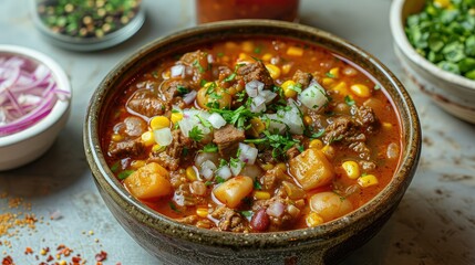 Mexican food pozole