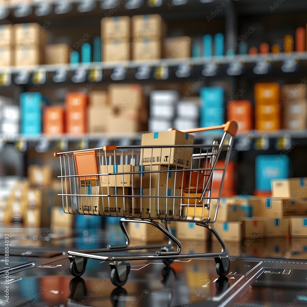 Aufkleber dynamic e commerce sales growth over time visualized in animated graph