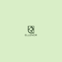 ELENORA  name logo. symbol Creative Name Modern logo design