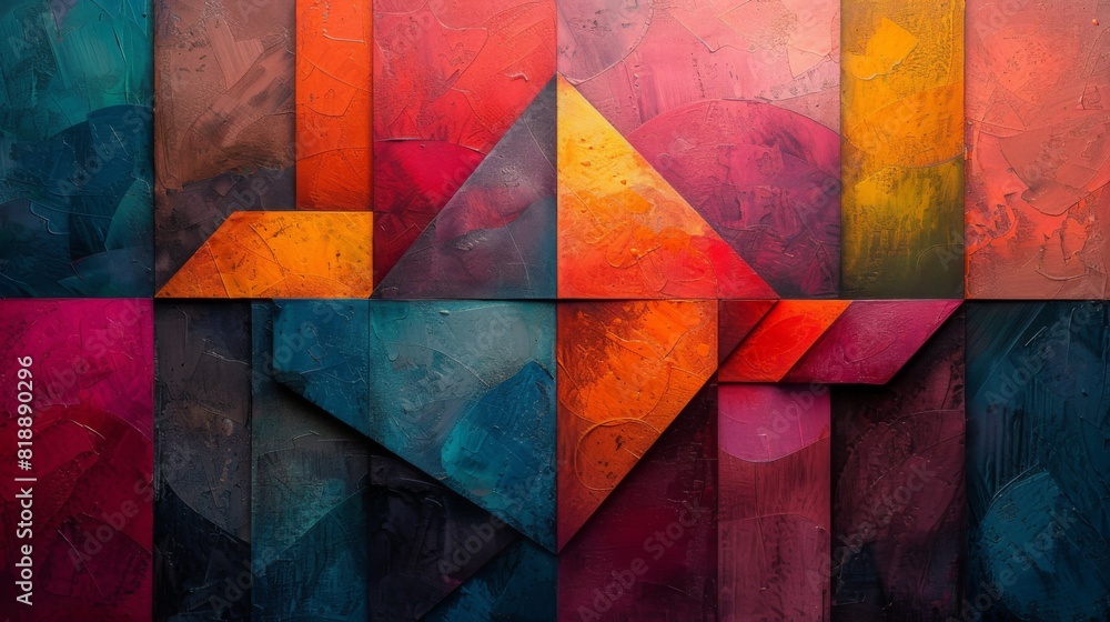 Poster design rough smears and stains with irregular shapes and patterns