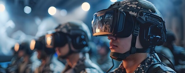 High tech Military Simulation Training Using Virtual Reality for Tactical and Combat Scenarios