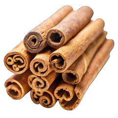 cinnamon on transparent background
