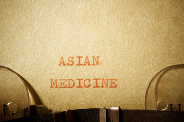 Asian medicine phrase