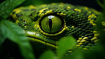 Fototapeta premium green lizard on a branch