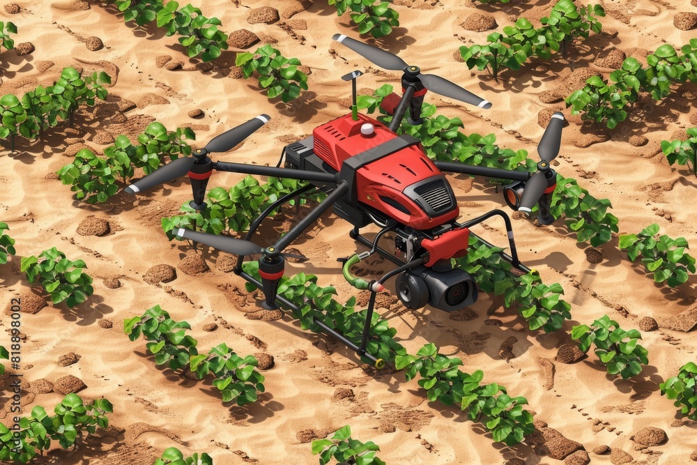 Poster drone technology for advanced agriculture with drone applications in fertilizing and smart farming u