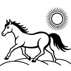 horse vector
