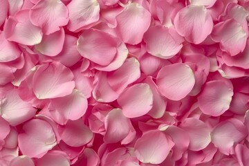 Fototapeta premium Close-up of delicate pink rose petals with soft lighting - romance, beauty, floral design